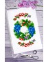 Спасівський рушник для вишивки бісером нитками (9026)