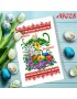 Рушник пасхальний для вишивки бісером нитками (9028)