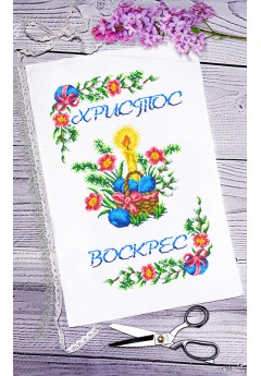 Рушник пасхальний для вишивки бісером нитками (9029) Рушник пасхальний для вишивки бісером нитками (9029)