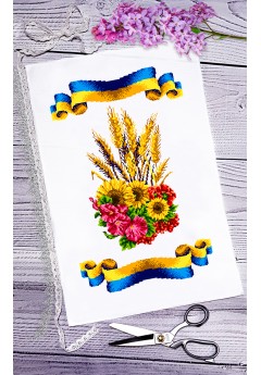 Рушник пасхальний для вишивки бісером нитками (9035)