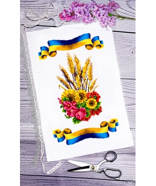 Рушник пасхальний для вишивки бісером нитками (9035) Рушник пасхальний для вишивки бісером нитками (9035)