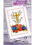 Рушник пасхальний для вишивки бісером нитками (9056)