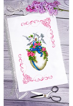 Рушник пасхальний для вишивки бісером нитками (9062) Рушник пасхальний для вишивки бісером нитками (9062)