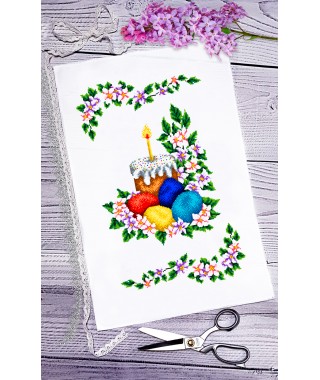 Рушник пасхальний для вишивки бісером нитками (9063) Рушник пасхальний для вишивки бісером нитками (9063)