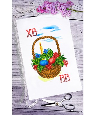 Рушник пасхальний для вишивки бісером нитками (9064) Рушник пасхальний для вишивки бісером нитками (9064)