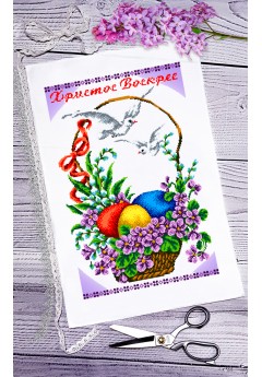 Рушник пасхальний для вишивки бісером нитками (9065) Рушник пасхальний для вишивки бісером нитками (9065)