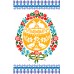 Рушник пасхальний для вишивки бісером нитками (9067)