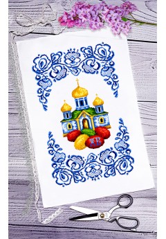 Рушник пасхальний для вишивки бісером нитками (9069) Рушник пасхальний для вишивки бісером нитками (9069)