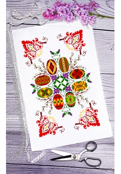 Рушник пасхальний для вишивки бісером нитками (9071) Рушник пасхальний для вишивки бісером нитками (9071)