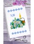 Рушник пасхальний для вишивки бісером нитками (9073)