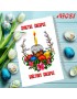 Рушник пасхальний для вишивки бісером нитками (9081)
