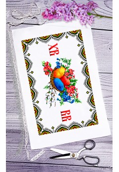 Рушник пасхальний для вишивки бісером нитками (9086)