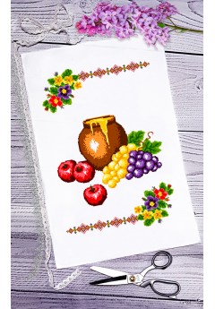 Спасівський рушник для вишивки бісером нитками (9099)