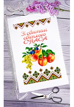 Спасівський рушник для вишивки бісером нитками (9106) Спасівський рушник для вишивки бісером нитками (9106)