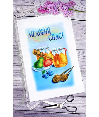 Спасівський рушник для вишивки бісером нитками (9108) Спасівський рушник для вишивки бісером нитками (9108)