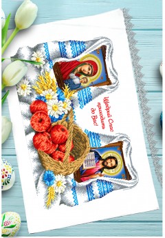Спасівський рушник для вишивки бісером нитками (9124) Спасівський рушник для вишивки бісером нитками (9124)
