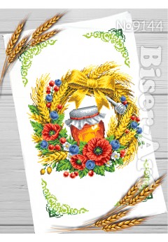 Cпасівський рушник для вишивки бісеромнитками (9144)