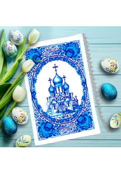 Рушник пасхальний для вишивки бісером нитками (9151) Рушник пасхальний для вишивки бісером нитками (9151)
