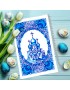 Рушник пасхальний для вишивки бісером нитками (9151)