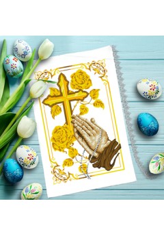 Рушник пасхальний для вишивки бісером нитками (9152) Рушник пасхальний для вишивки бісером нитками (9152)
