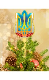 Верхівка на ялинку з фанери під вишивк бісером (91521101) Верхівка на ялинку з фанери під вишивк бісером (91521101)