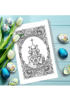 Рушник пасхальний для вишивки бісером нитками (9154) Рушник пасхальний для вишивки бісером нитками (9154)