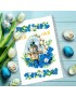 Рушник пасхальний для вишивки бісером нитками (9156)