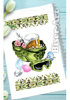 Рушник пасхальний для вишивки бісером нитками (9178) Рушник пасхальний для вишивки бісером нитками (9178)