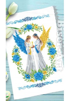 Рушник пасхальний для вишивки бісером нитками (9185) Рушник пасхальний для вишивки бісером нитками (9185)