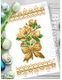 Пасхальний рушник для вишивки бісером (нитками) (9233)
