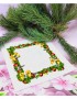 Серветка новорічна для вишивки бісером(нитками) (9573)