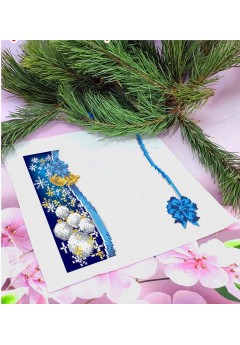 Серветка новорічна для вишивки бісером(нитками) (9574)