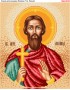 Схема вишивки бісером (хрестиком) «Св. Леонід (A235)»