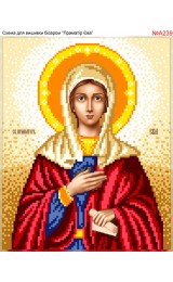 Схема вишивки бісером (хрестиком) «Єва (A239)» Схема вишивки бісером (хрестиком) «Єва (A239)»