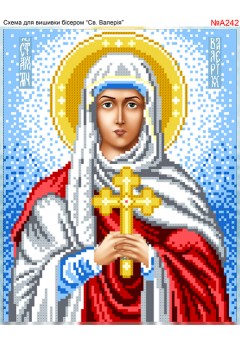 Схема вишивки бісером (хрестиком) «Валерія (A242)» Схема вишивки бісером (хрестиком) «Валерія (A242)»