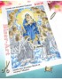 Схема для вишивки бісером (нитками) Богородиця з янголами (A3035)