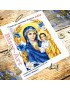 Схема для вишивки бісером (нитками) Матір Божа (A443)
