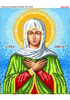 Схема вишивки бісером (хрестиком) «Св. Лілія(A488)» Схема вишивки бісером (хрестиком) «Св. Лілія(A488)»