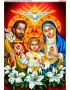 Схема вишивки бісером (хрестиком) «Святе сімейство (A613)»