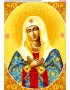 Схема вишивки бісером (хрестиком) «Радість усіх радощів (Умиление)» (A636)
