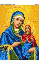 Схема вишивки бісером (нитками) Св. Анна (A690) Схема вишивки бісером (нитками) Св. Анна (A690)