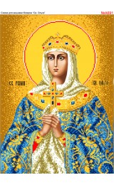 Схема вишивки бісером (нитками) Свята княгиня Ольга (A691) Схема вишивки бісером (нитками) Свята княгиня Ольга (A691)