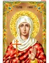 Схема вишивки бісером (хрестиком) Свята Галина (A695)