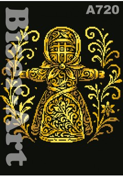 Схема для вишивки бісером (нитками) Золота мотанка (A720)