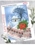 Схема для вишивки бісером (нитками) Зимовий будиночок (A772)