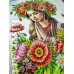 Схема для вишивки бісером (нитками) Дівчина у молитві (A775)
