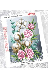 Бавовна з квітами (AB103)