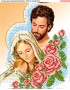 Схема вишивки бісером (хрестиком) «Святе сімейство (AB468)»