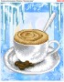Схема вишивки бісером (хрестиком)Кава зимова (B243)