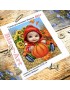 Схема вишивки бісером (хрестиком) Гарбузики (B251)